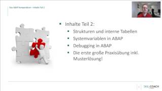 SAP ABAP - komplexe Datenarten und Debugging [E-Learning Kursvorschau]