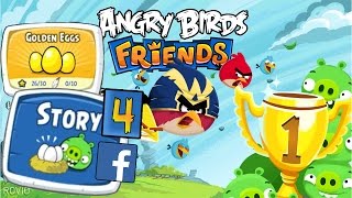 Angry Birds Friends Facebook - Серия 4 - Золотые яйца!