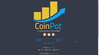 Регистрация в Coinpot привязка кошелька