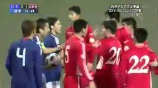 North Korea disturbs a Japanese﻿ national anthem by booing.
