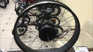 Заднее Мотор Колесо 500W для фэтбайка и Аккумулятор 48V10ah.Полный комплект для переделки велосипеда