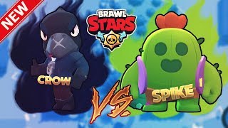 ¡DUO LEGENDARIO: CROW & SPIKE VS TODOS en SHOWDOWN! - BRAWL STARS