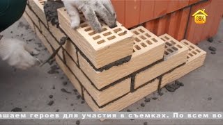 Укладка лицевого кирпича  // FORUMHOUSE