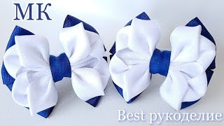 МАСТЕР-КЛАСС ♥ БАНТИКИ КАНЗАШИ ДЛЯ ШКОЛЫ ИЗ РЕПСОВОЙ ЛЕНТЫ ♥ DIY