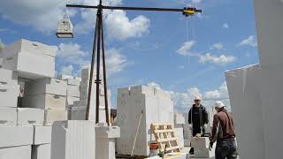 Мини кран для газоблока и не только