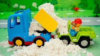 Игрушки щенячий патруль у видео для детей - Завалило песком! Развивающие мультики про машинки