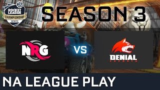 NRG Esports vs Denial Esports NA League Play - RLCS S3
