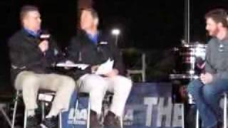 Kelly Bires and Dale Earnhardt Jr NASCAR 2010 Live at 4 Day