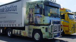 Приколы.За рулем.Дальнобойщик.Блондинка в кабине-№2   Funny cars ...