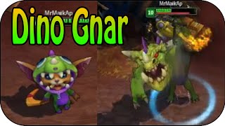 Dino Gnar Skin Spotlight | League of Legends | Pre Release Skin Preview