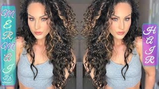HOW TO BLEND EXTENSIONS WITH CURLY HAIR | The Glam Belle