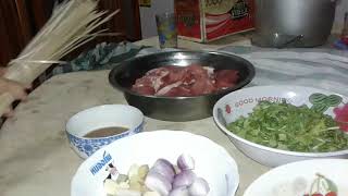 ຶອາຈານນ້ອຍ pork jerky (Lao Food) Vientiane Laos