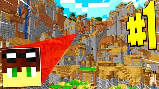 МАЙНКРАФТ, НО ДЕРЕВНЯ БЕСКОНЕЧНАЯ! ВЫЖИВАНИЕ #1