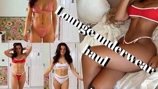 VALENTINE’S WITH LOUNGE UNDERWEAR/LOUNGE INTIMATES TRY ON HAUL | Emily Monks