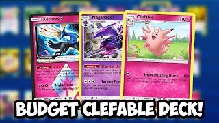 Budget Clefable Deck! W/Naganadel, Build Up Energy & Destroy! Unbroken Bonds PTCGO