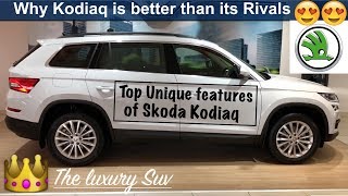 Top 10 Unique Features of Skoda kodiaq | Reason to Buy Kodiaq over Fortuner and Endeavour