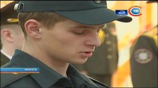 19-01-16 - Присяга молодых работников МЧС Минска ( сюжет телеканала СТВ)
