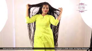 ASMR Hair Flaunting | How to Flaunt or Hair play With Long Hair | Indian Long Hair Model | Rapunzel