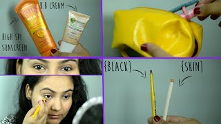 Makeup for College & what to keep in your makeup bag {Delhi fashion blogger}