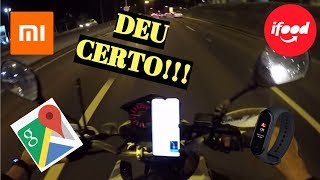 ENTREGA DO IFOOD USANDO XIAOMI MI BAND 4!!!