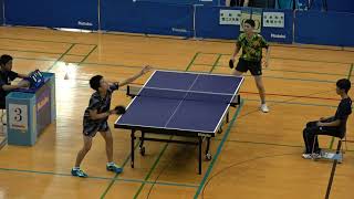 2018IH 卓球男子シングル4回戦⑥　曽根（愛工大名電）vs 杉本（希望が丘）