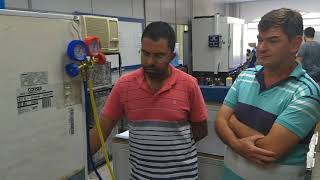 Carga de Fluido Refrigeração -  Aula Prática