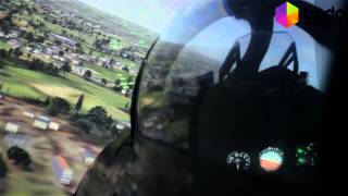 Полет на авитренажере МиГ-21