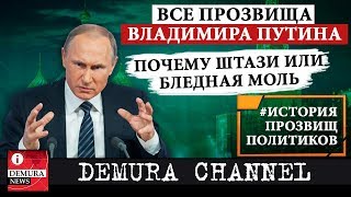 Почему Путина называют ШТАЗИ или БЛЕДНАЯ МОЛЬ? Все прозвища Владимира Путина