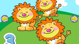 Учим английский язык c помощью животных /Laugh And Learn Let's Count Animals for Baby   мультик