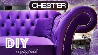 Изготовление дивана Chesterfield своими руками ЧАСТЬ 1 DIY Making your own Chesterfield sofa PART 1