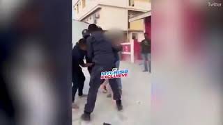 Brit woman harassed by public and then manhandled by police