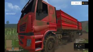 Farming Simulator 2015 Let's play карта Янова Долина ( Janova Valley ) Кооп работаем на ферме 12с