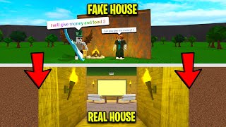 POOR EXPERIMENT IF YOU'RE NICE I SHOW YOU MY *SECRET* BASE! (Roblox)