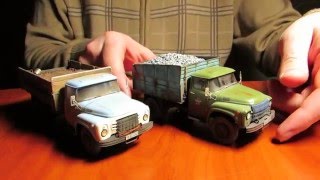 Обзор моделей ЗИЛ-130-76 и ЗИЛ-ММЗ-4502 ТаганрогМиниМодель в масштабе 1/43