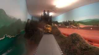 Rick Fortin Valley Division Fourth District ATSF Layout - Westbound Cab Ride