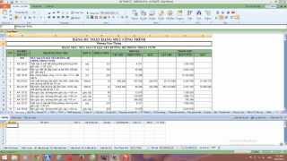 Hướng dẫn gộp nhóm công tác trong Phần mềm Dự toán CT