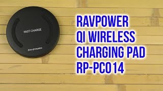 Распаковка RAVPower Qi Wireless Charging Pad RP-PC014