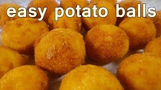 FRIED POTATO BALLS - Tasty and Easy Food Recipes For Dinner to make at home - Cooking videos
