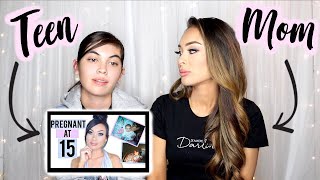 CHILD OF TEEN MOM REACTING TO MOM'S 15 & PREGNANT STORYTIME
