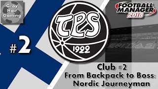 FM18 Journeyman - C2 EP2 - Excellent Start & Suomen Cup - Turun Palloseura - From Backpack to Boss