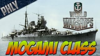 World Of Warships! Escorting The Yamato - Mogami Gameplay