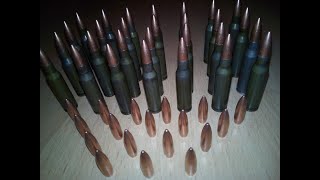 Автоматные патроны своими руками!! 5.45х39 штатные и УС