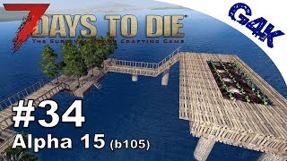 7 Days To Die | WATER FARM & ODD WALL DESIGN | 7 Days to Die Gameplay Alpha 15 | S09E34