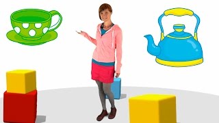 Обучающие мультфильмы для малышей - Посуда -  Весёлая Школа