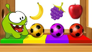 Impara i colori e numeri | Om Nom e Xilofono con frutti | Video di apprendimento