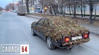 ЭКСПЕРИМЕНТ! ОКЛЕИЛИ МЕРСЕДЕС ЛИСТЬЯМИ и ВЫЕХАЛИ в ГОРОД