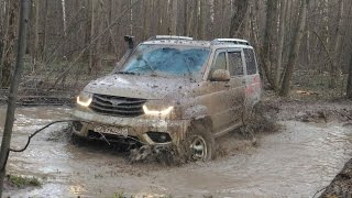 Off Road Extreme 4x4 как убить 4 авто. Mitsubishi Pajero Pinin, НИВА, Nissan Mistral, УАЗ Патриот