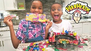 EXTREME WARHEADS CHALLENGE! ? w/ Sour Candy - Toy Game Challenge - Onyx Adventures