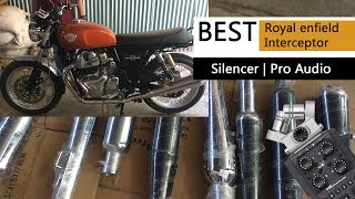 Top 3 silencer / exhaust for Royal Enfield Interceptor 650 / Continental GT 650. Hindi review.