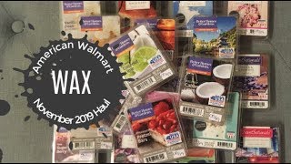 Walmart Wax Haul November 2019